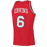 Julius Erving #6 Philadelphia 76ers 1982-83 Hardwood Classics Mens Swingman Jersey