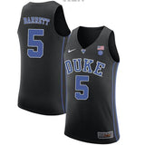 R.J. Barrett #5 Duke Blue Devils Stitched Youth College Basketball Jersey