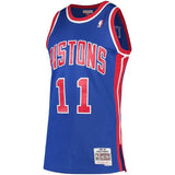 Isiah Thomas #11 Detroit Pistons Blue 1988-89 Hardwood Classics Mens Swingman Jersey
