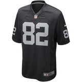Jordy Nelson #82 Oakland Raiders Black Game Jersey