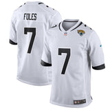 Nick Foles #7 Jacksonville Jaguars Black Game Jersey