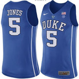 Tyus Jones #5 Duke Blue Devils Stitched Womens College Basketball Jersey