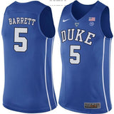R.J. Barrett #5 Duke Blue Devils Stitched Womens College Basketball Jersey
