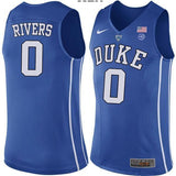 Austin Rivers #0 Duke Blue Devils Stitched Womens College Basketball Jersey