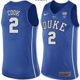 Quinn Cook #2 Duke Blue Devils Stitched Womens College Basketball Jersey