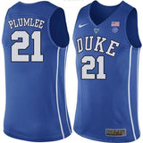 Miles Plumlee #21 Duke Blue Devils Stitched Womens College Basketball Jersey