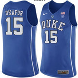 Jahlil Okafor #15 Duke Blue Devils Stitched Womens College Basketball Jersey