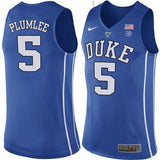 Mason Plumlee #5 Duke Blue Devils Stitched Womens College Basketball Jersey