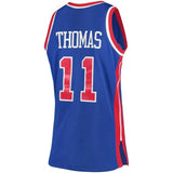 Isiah Thomas #11 Detroit Pistons Blue 1988-89 Hardwood Classics Mens Swingman Jersey