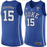 Gerald Henderson #15 Duke Blue Devils Stitched Womens College Basketball Jersey