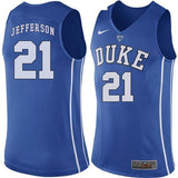 Amile Jefferson #21 Duke Blue Devils Stitched Youth College Basketball Jersey