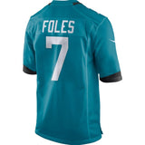 Nick Foles #7 Jacksonville Jaguars Black Game Jersey