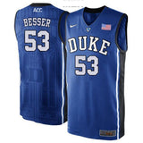 Brennan Besser #53 Duke Blue Devils Stitched Womens College Basketball Jersey
