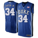 Wendell Carter Jr. #34 Duke Blue Devils Stitched Womens College Basketball Jersey