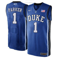 Jabari Parker #1 Duke Blue Devils Stitched Womens College Basketball Jersey