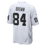 Antonio Brown Oakland Raiders Black/White Game Jersey