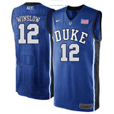Justise Winslow #12 Duke Blue Devils Stitched Youth College Basketball Jersey