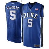 Mason Plumlee #5 Duke Blue Devils Stitched Youth  College Basketball Jersey