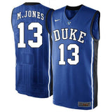 Matt Jones #13 Duke Blue Devils Stitched Womens College Basketball Jersey
