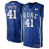 Jack White #41 Duke Blue Devils Stitched Youth College Basketball Jersey