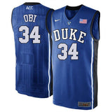 Sean Obi  #34 Duke Blue Devils Stitched Womens College Basketball Jersey