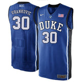 Antonio Vrankovic #30 Duke Blue Devils Stitched Youth College Basketball Jersey