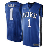 Harry Giles #1 Duke Blue Devils Stitched Youth College Basketball Jersey