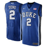 Luol Deng #2 Duke Blue Devils Stitched Womens College Basketball Jersey