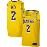 Lonzo Ball #2 Los Angeles Lakers Mens Swingman Jersey