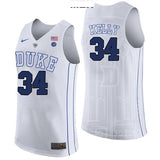 Ryan Kelly #34 Duke Blue Devils Stitched Womens College Basketball Jersey