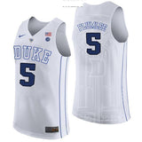 Mason Plumlee #5 Duke Blue Devils Stitched Youth  College Basketball Jersey