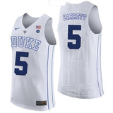 R.J. Barrett #5 Duke Blue Devils Stitched Youth College Basketball Jersey