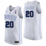 Marques Bolden #20 Blue Devils Stitched Youth College Basketball Jersey