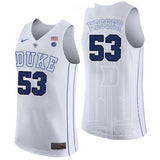 Brennan Besser #53 Duke Blue Devils Stitched Womens College Basketball Jersey