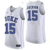 Frank Jackson #15 Duke Blue Devils Stitched Womens College Basketball Jersey