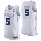 Rodney Hood #5 Duke Blue Devils Stitched Womens College Basketball Jersey