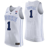 Trevon Duval #1 Duke Blue Devils Stitched Youth College Basketball Jersey