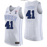 Jack White #41 Duke Blue Devils Stitched Womens College Basketball Jersey
