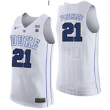 Miles Plumlee #21 Duke Blue Devils Stitched Youth College Basketball Jersey