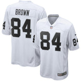 Antonio Brown Oakland Raiders Black/White Game Jersey