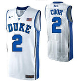 Quinn Cook #2 Duke Blue Devils Stitched Womens College Basketball Jersey
