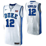 Kyle Singler #12 Duke Blue Devils Stitched Youth College Basketball Jersey