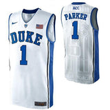Jabari Parker #1 Duke Blue Devils Stitched Youth College Basketball Jersey