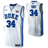Sean Obi  #34 Duke Blue Devils Stitched Womens College Basketball Jersey