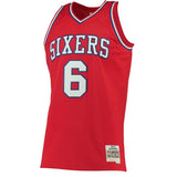 Julius Erving #6 Philadelphia 76ers 1982-83 Hardwood Classics Mens Swingman Jersey