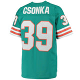 Larry Csonka #39 Miami Dolphins Aqua 1972 Retired Player Replica Jersey
