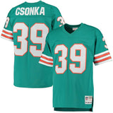 Larry Csonka #39 Miami Dolphins Aqua 1972 Retired Player Replica Jersey