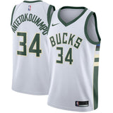 Giannis Antetokounmpo #34 Milwaukee Bucks 2018/19 Mens Swingman Jersey