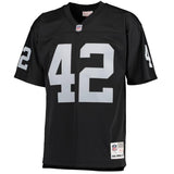 Ronnie Lott #42 Oakland Raiders Black 1991 Retired Player Replica Jersey