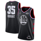 Kevin Durant #35 Black/White 2019 NBA All-Star Game Finished Mens Swingman Jersey